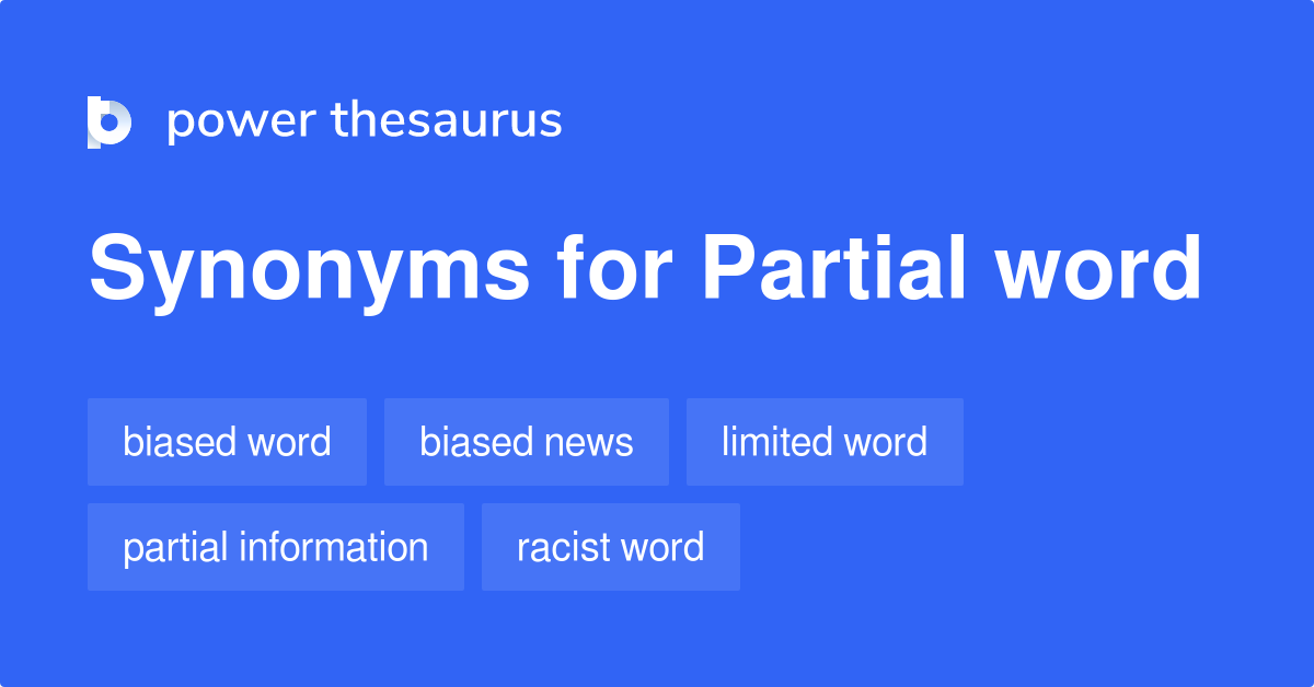 partial thesaurus