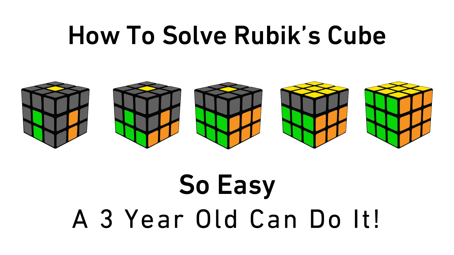 easiest way to solve a rubiks cube