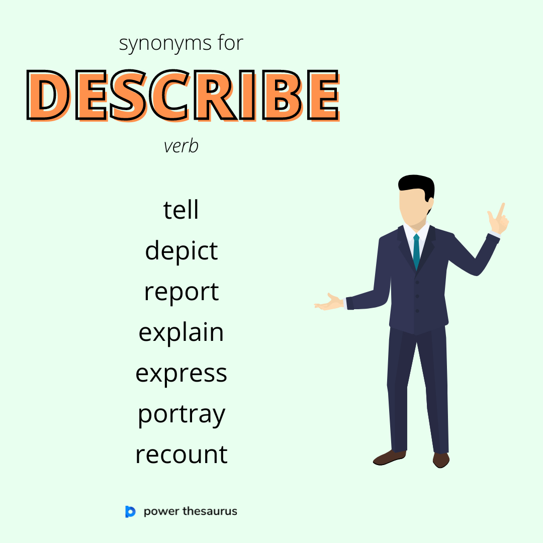 synonym for describes