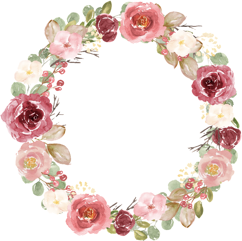 flower wreath png