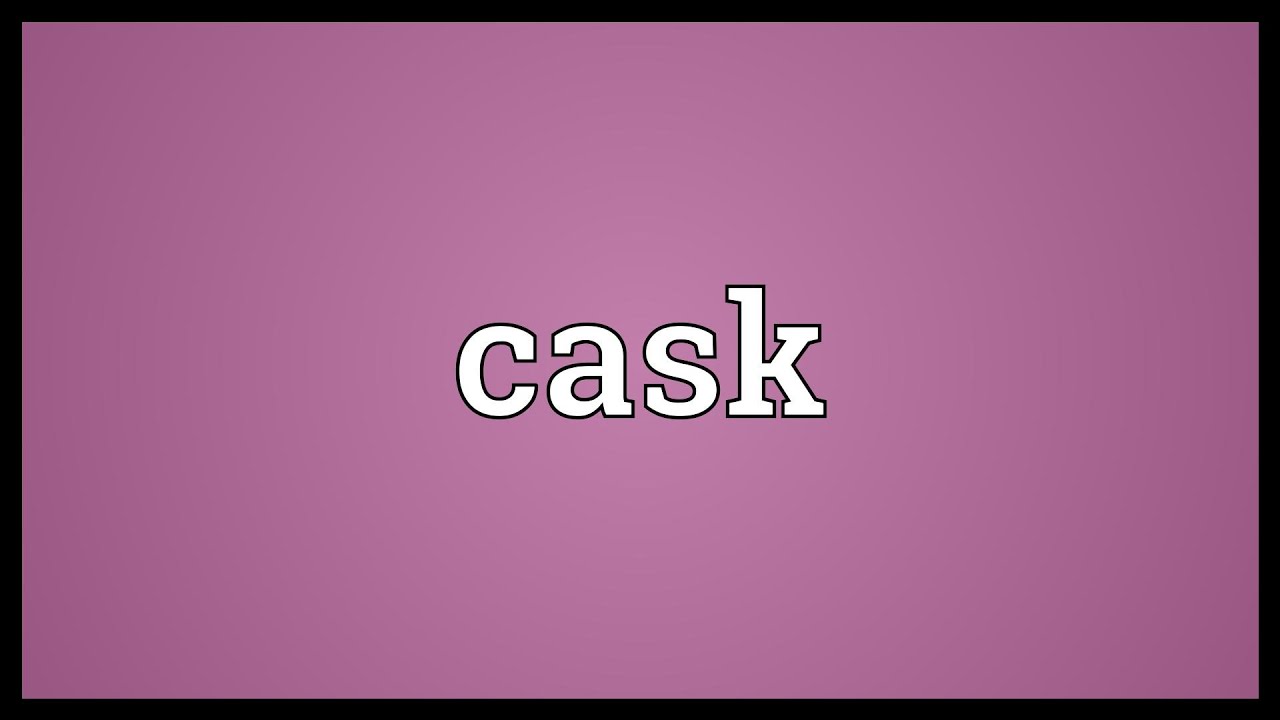 cask meaning in hindi