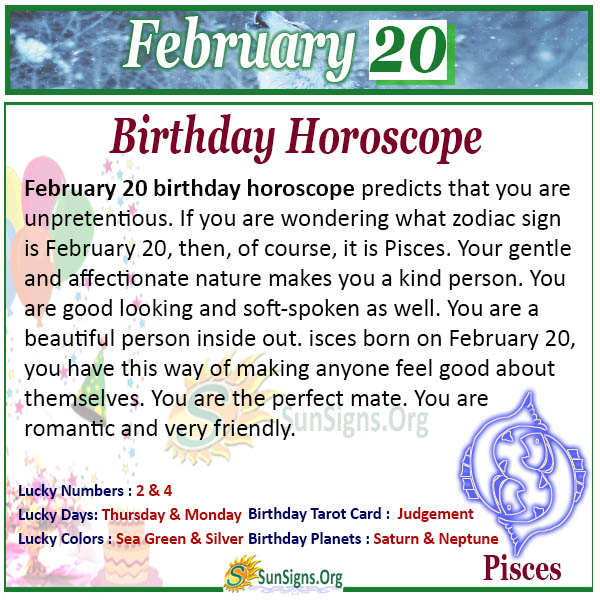 star sign feb 20