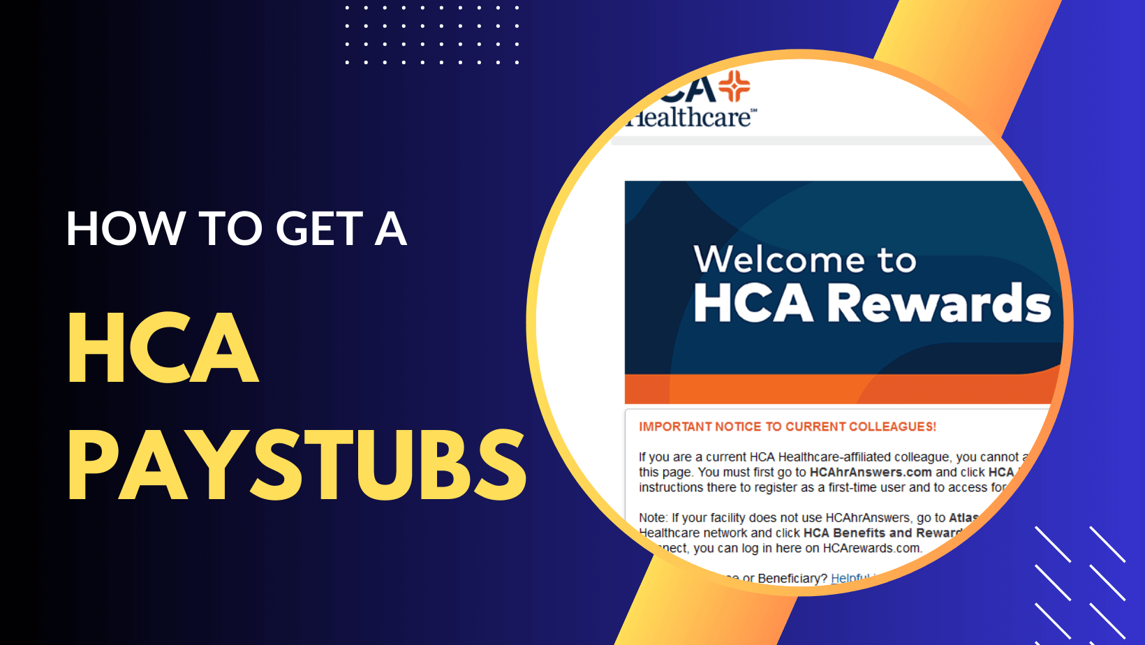 hca employee links