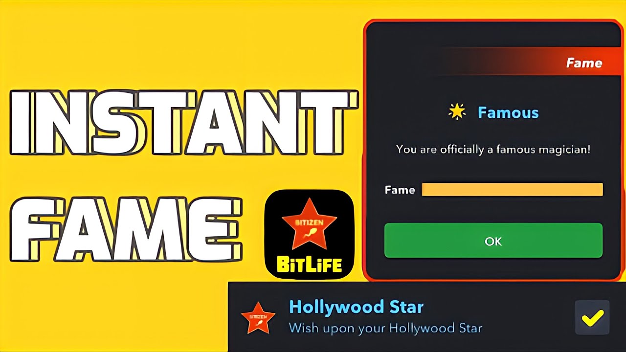 bitlife how to become famous