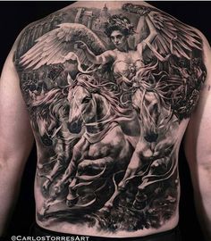 tattoo de angeles y demonios