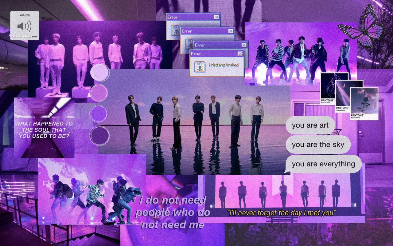 bts pc wallpaper aesthetic