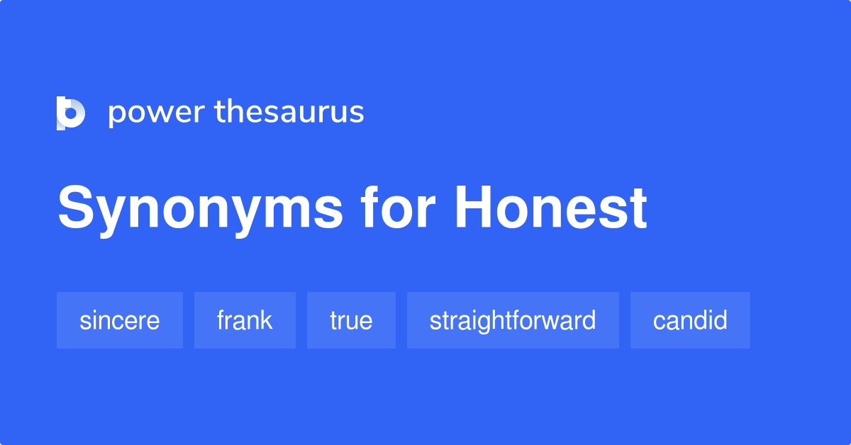 synonym for honest