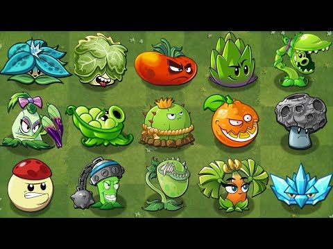 plants vs zombies 2 all plants