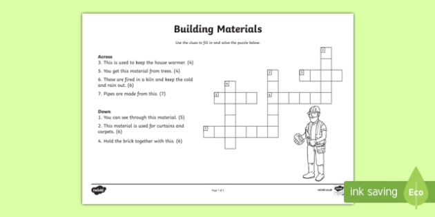 material crossword clue