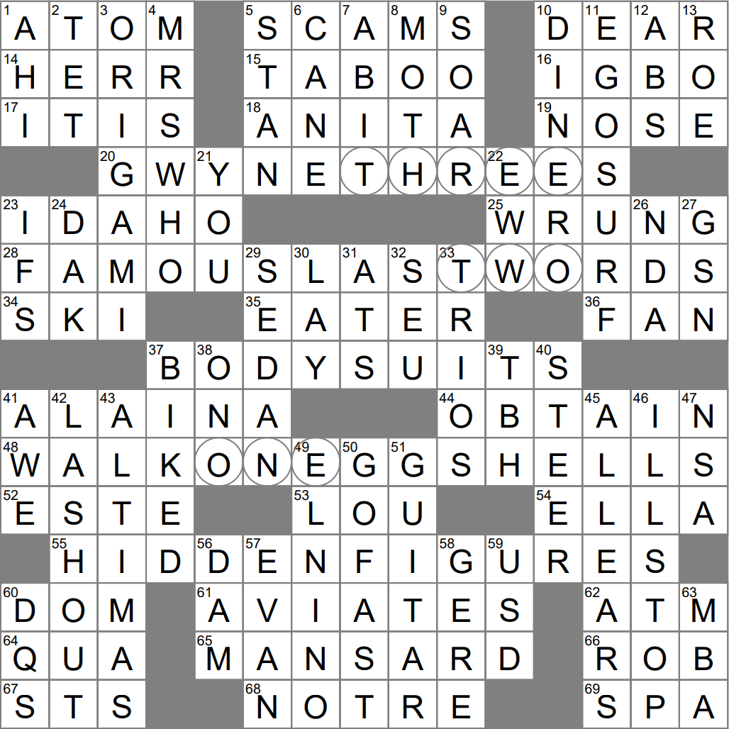 let me love you r&b singer crossword