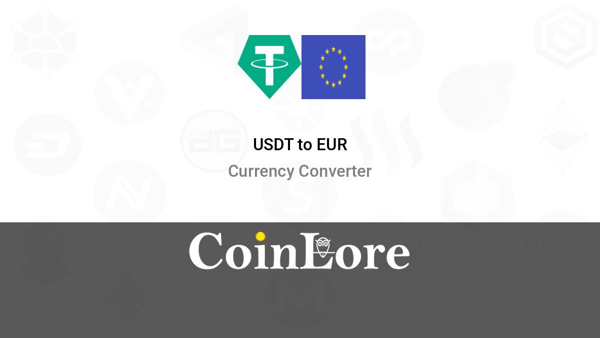 1 usdt to euro