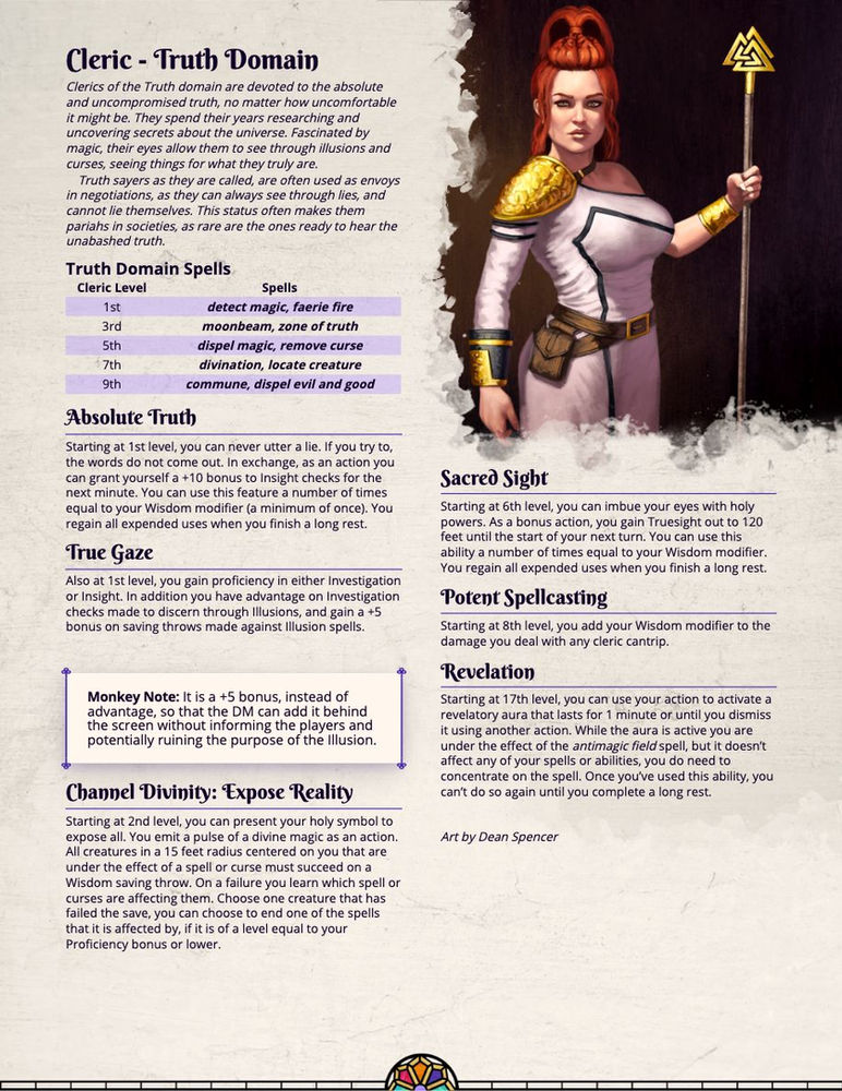 cleric domains 5e