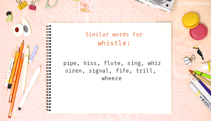 whistle synonym