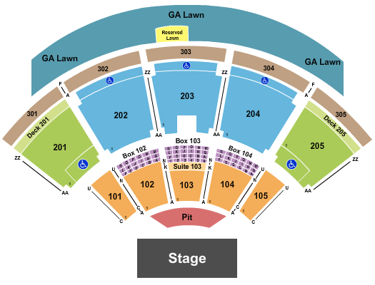 ak chin pavilion seating chart