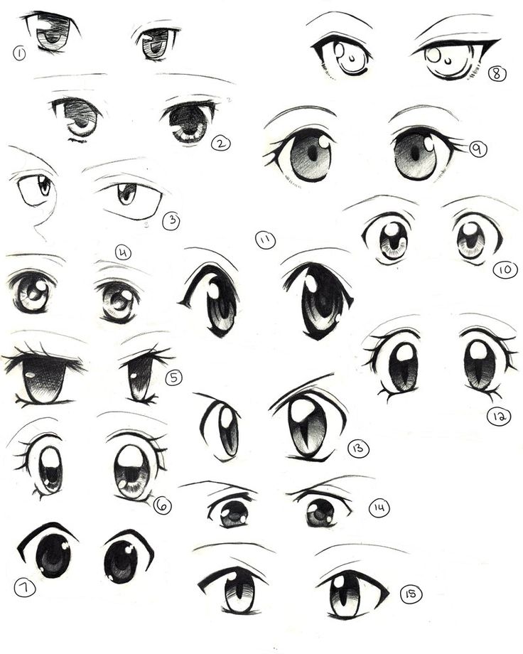 anime drawing ideas eyes