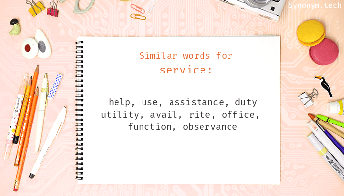 service synonyms