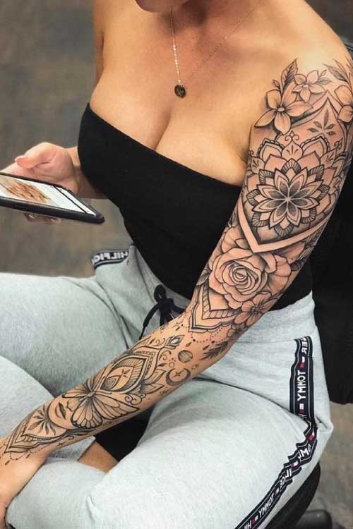 ideas tatuaje brazo mujer