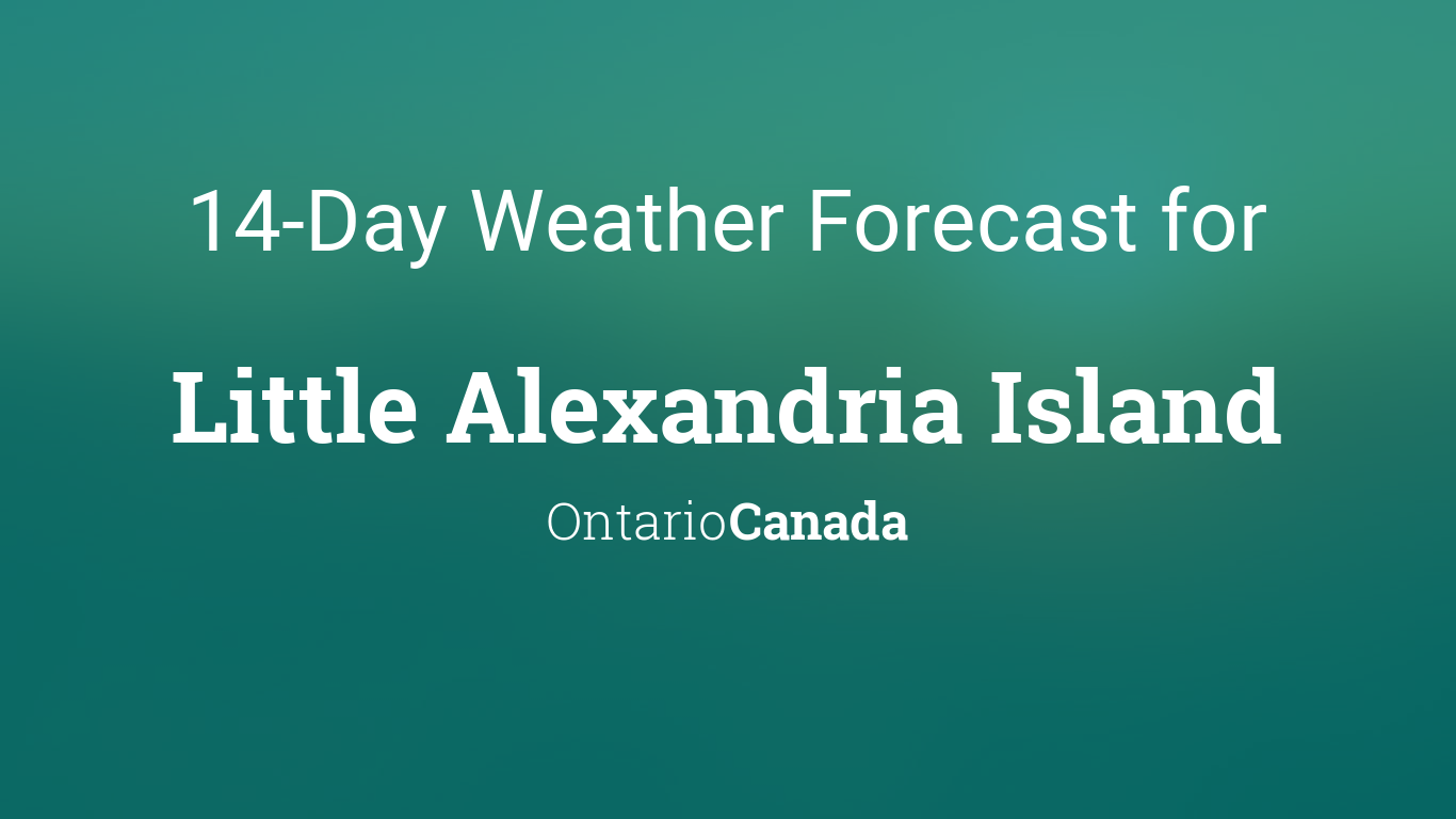 weather alexandria ontario