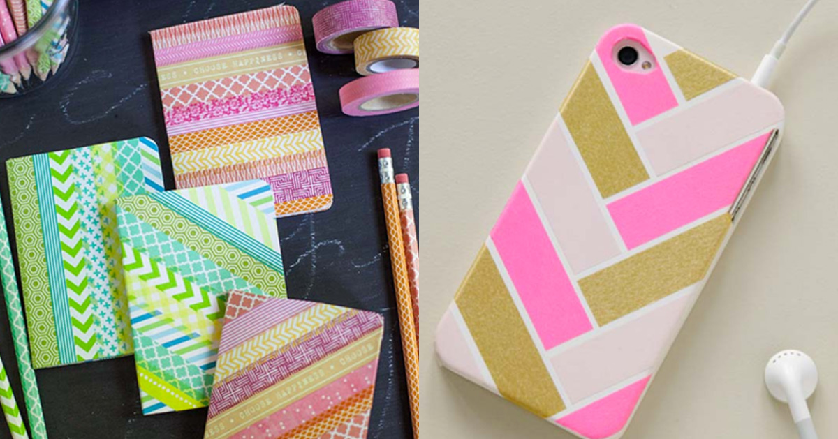 washi tape crafts for adults