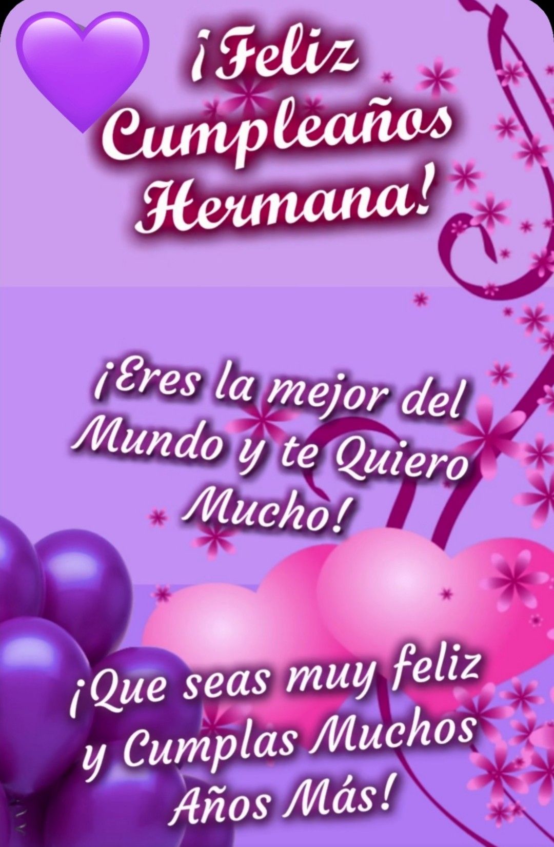 imagenes de feliz cumpleaños hermana