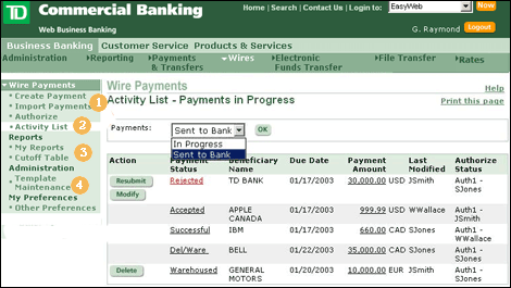 td web business banking