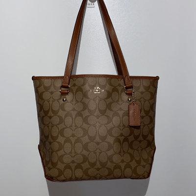 coach tote bag size