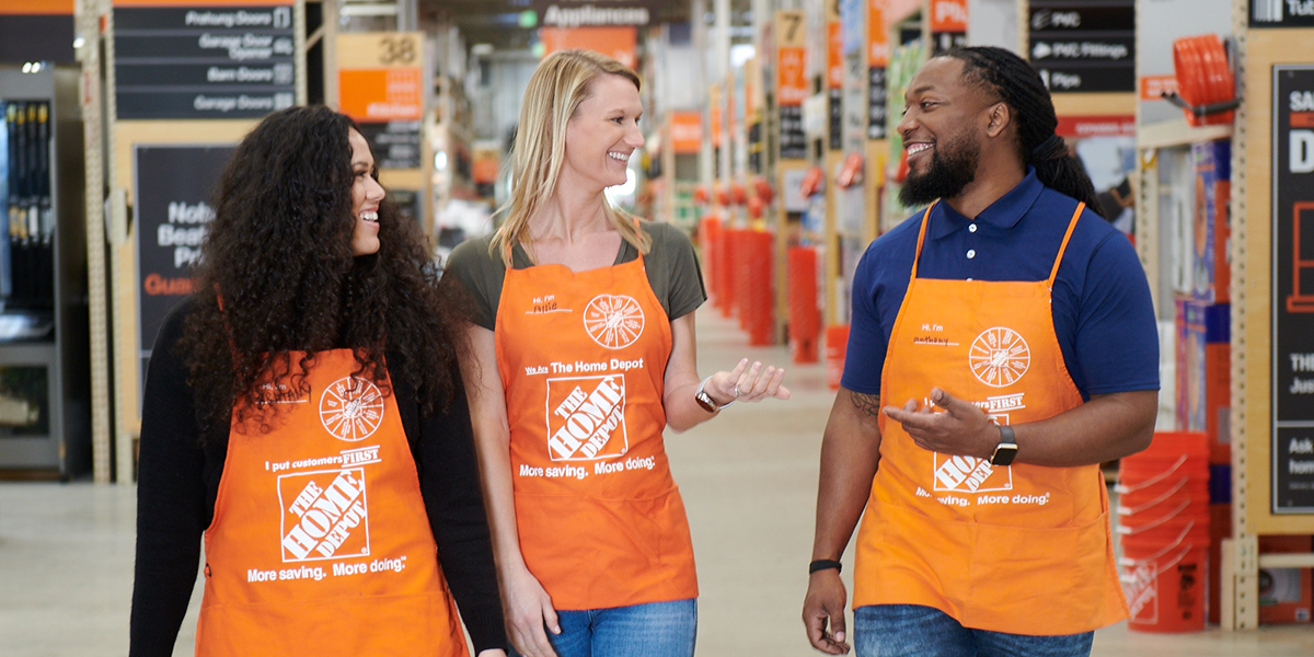 home depot employment part time