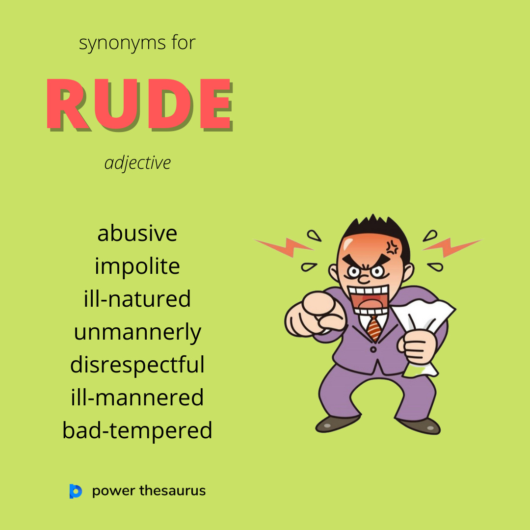 rude synonyms