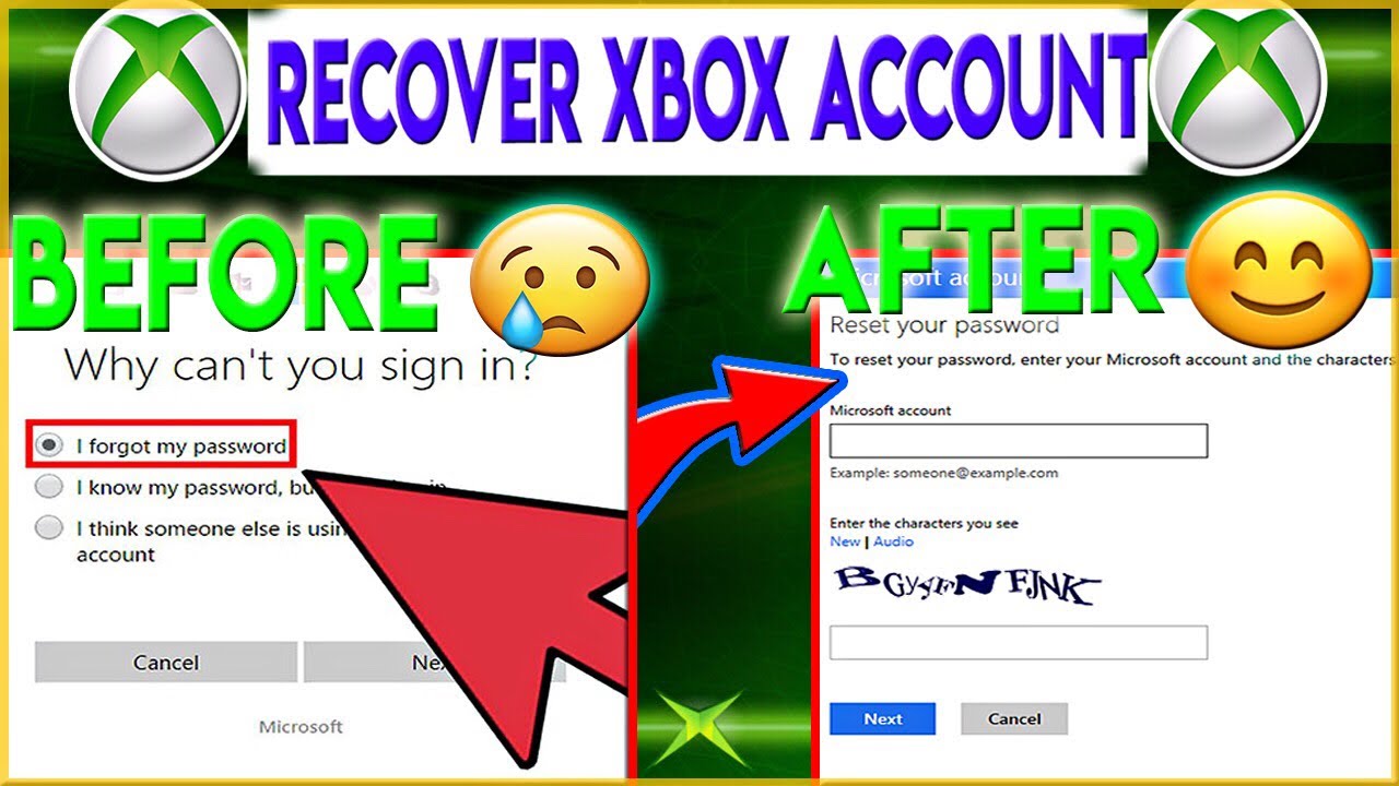 xbox account recovery