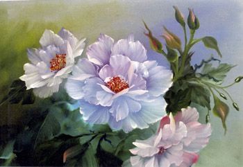 annette kowalski flower painting