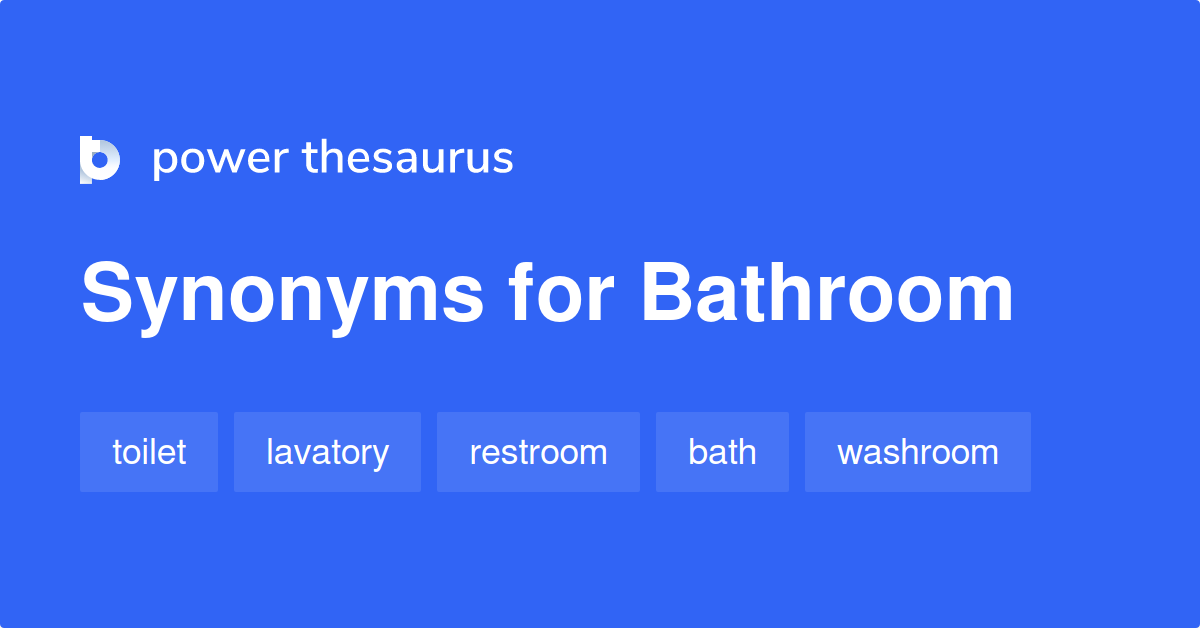 synonyms of bathroom