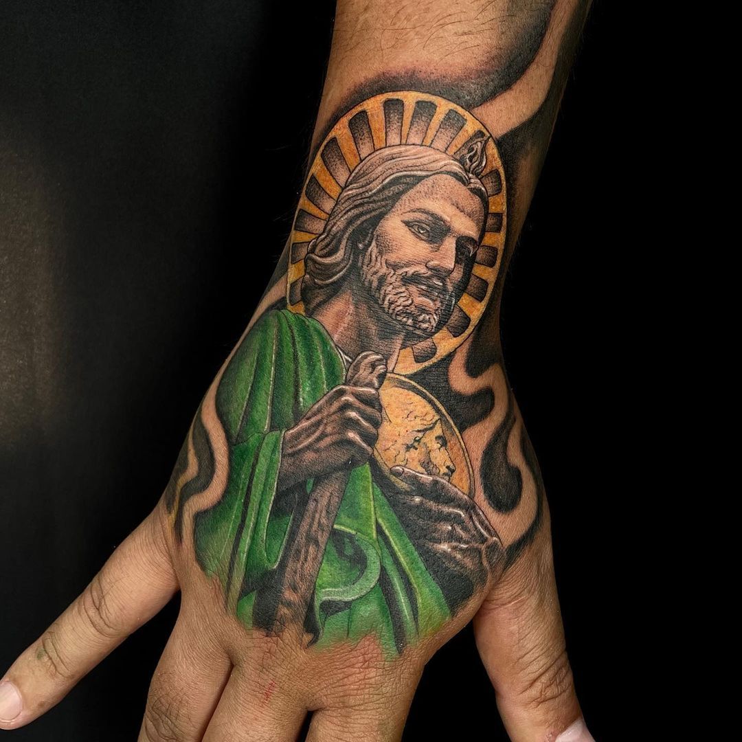 san judas tadeo tattoo