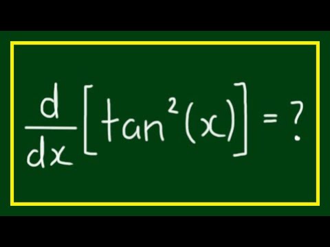 tan 2x differentiation