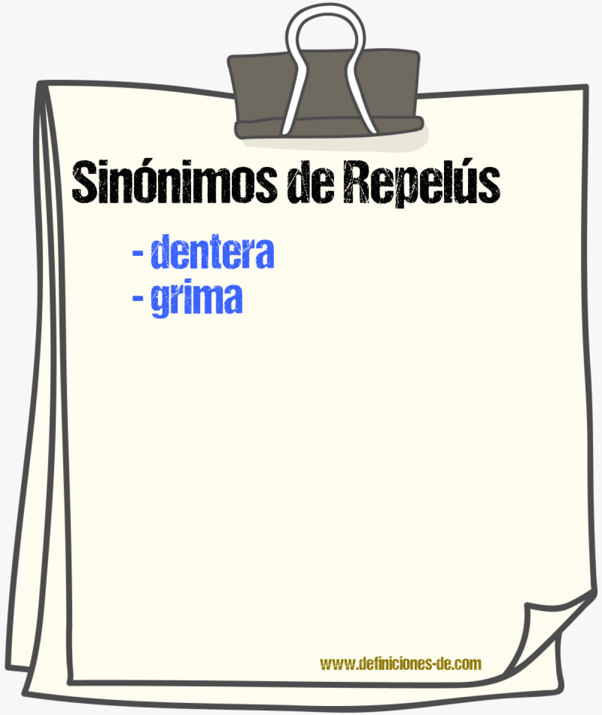 repelus significado