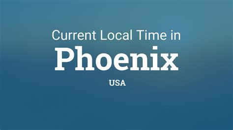 current time in phoenix