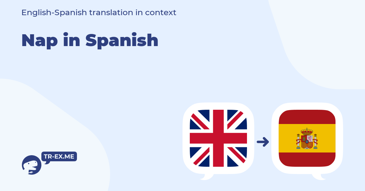 nap traducir a español