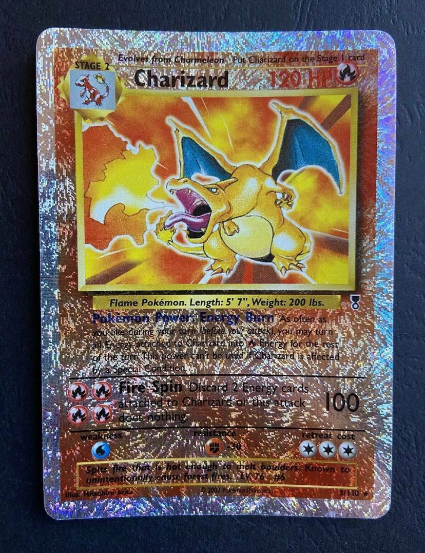 reverse holo charizard legendary collection