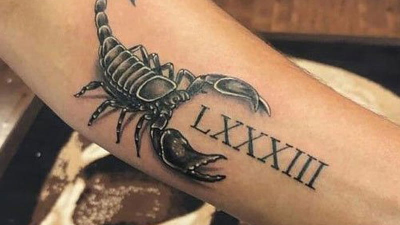 scorpio tattoos for males