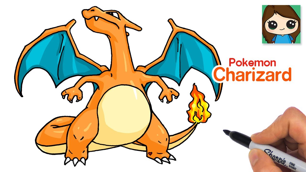 how to draw charizard