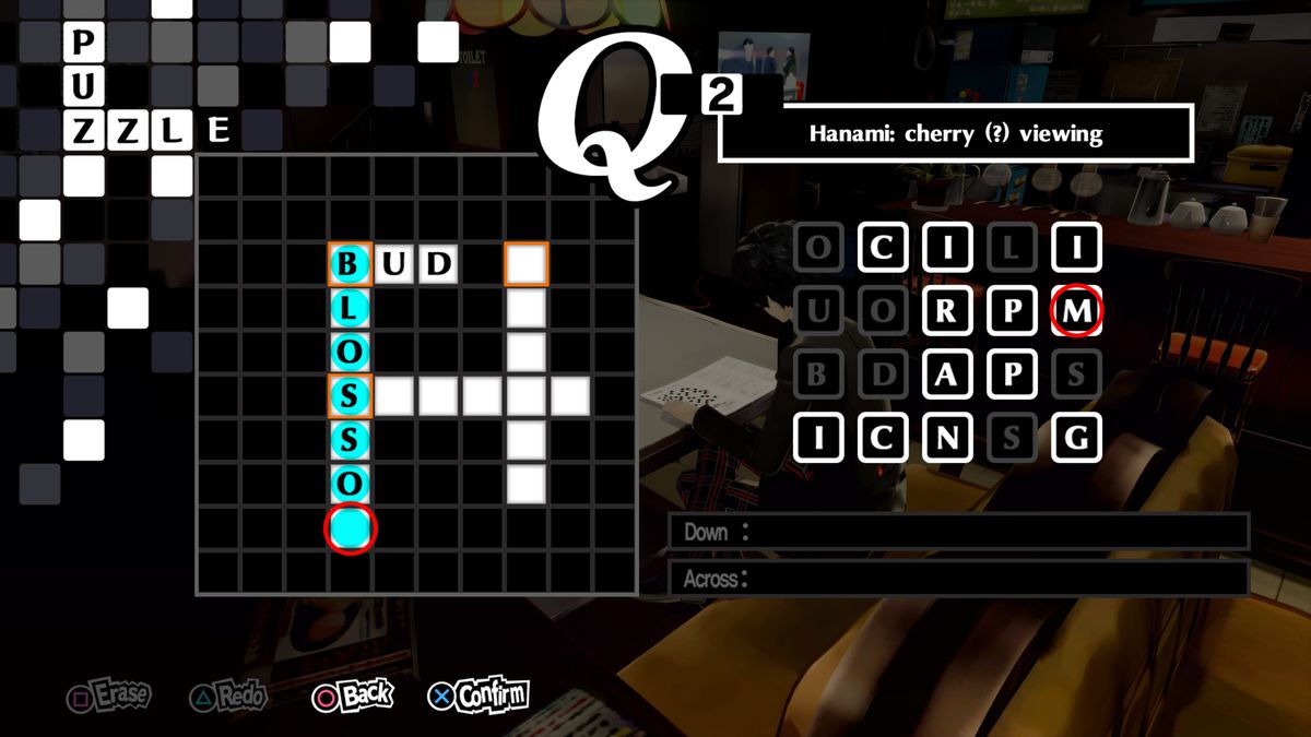 crossword answers persona 5