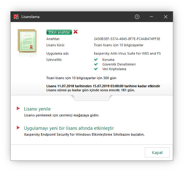 kaspersky total security 2018 etkinleştirme kodu