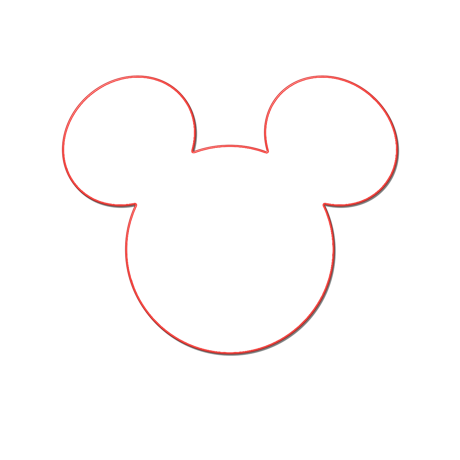 mickey ears vector