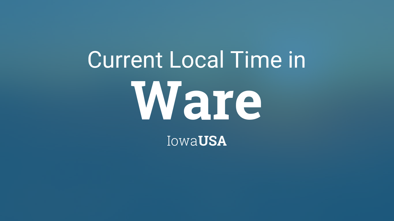 current time iowa usa