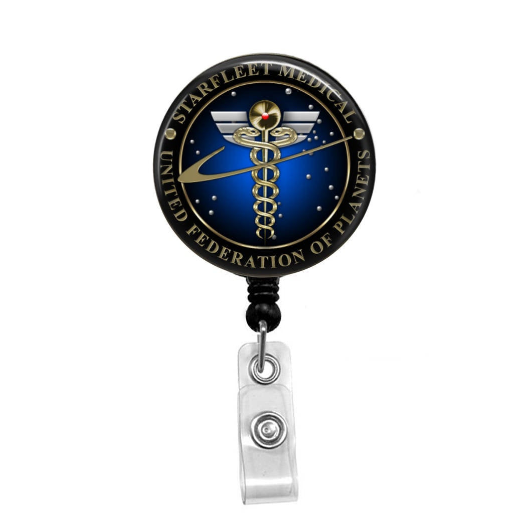 star trek badge reel