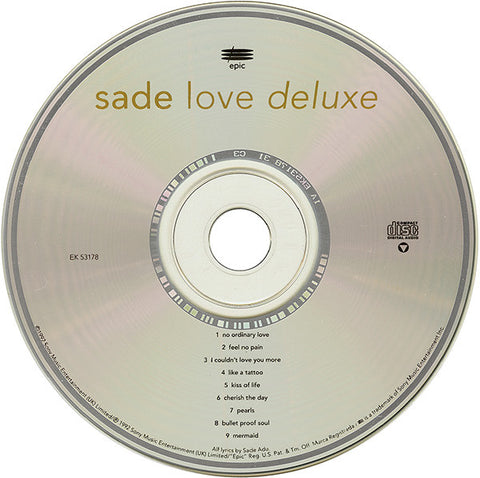 sade love deluxe cd