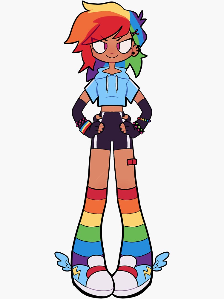 mlp rainbow dash human