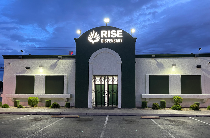 rise cannabis dispensary las vegas on west tropicana