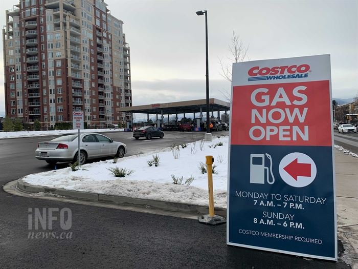 kelowna costco gas price