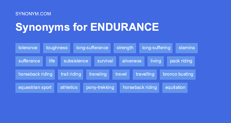 endurance thesaurus