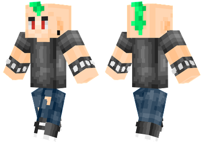 punk minecraft skin